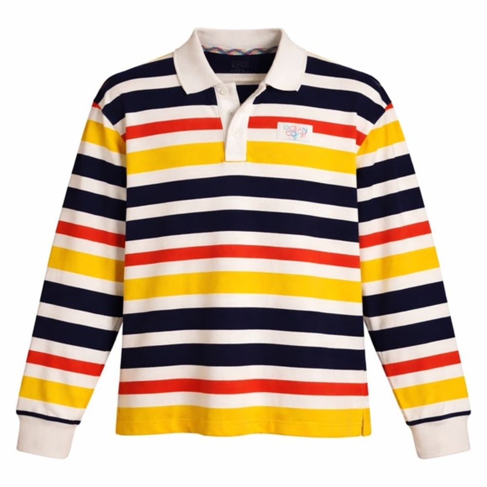 Colorful Striped Polo Shirt